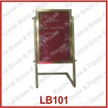 Brass SS Welcome Lobby Board