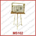 SS Brass Stainless Steel Newspaper Magazine Stand