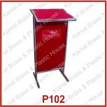 Podium Lecture Stand Wooden SS Brass